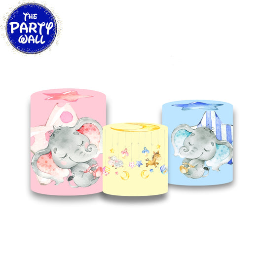 Elefantes Bebé Cute - Fundas para cilindros