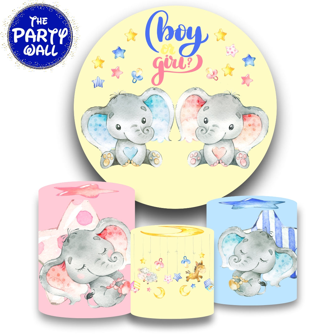 Elefantes Bebé Cute - Fundas para set sencillo