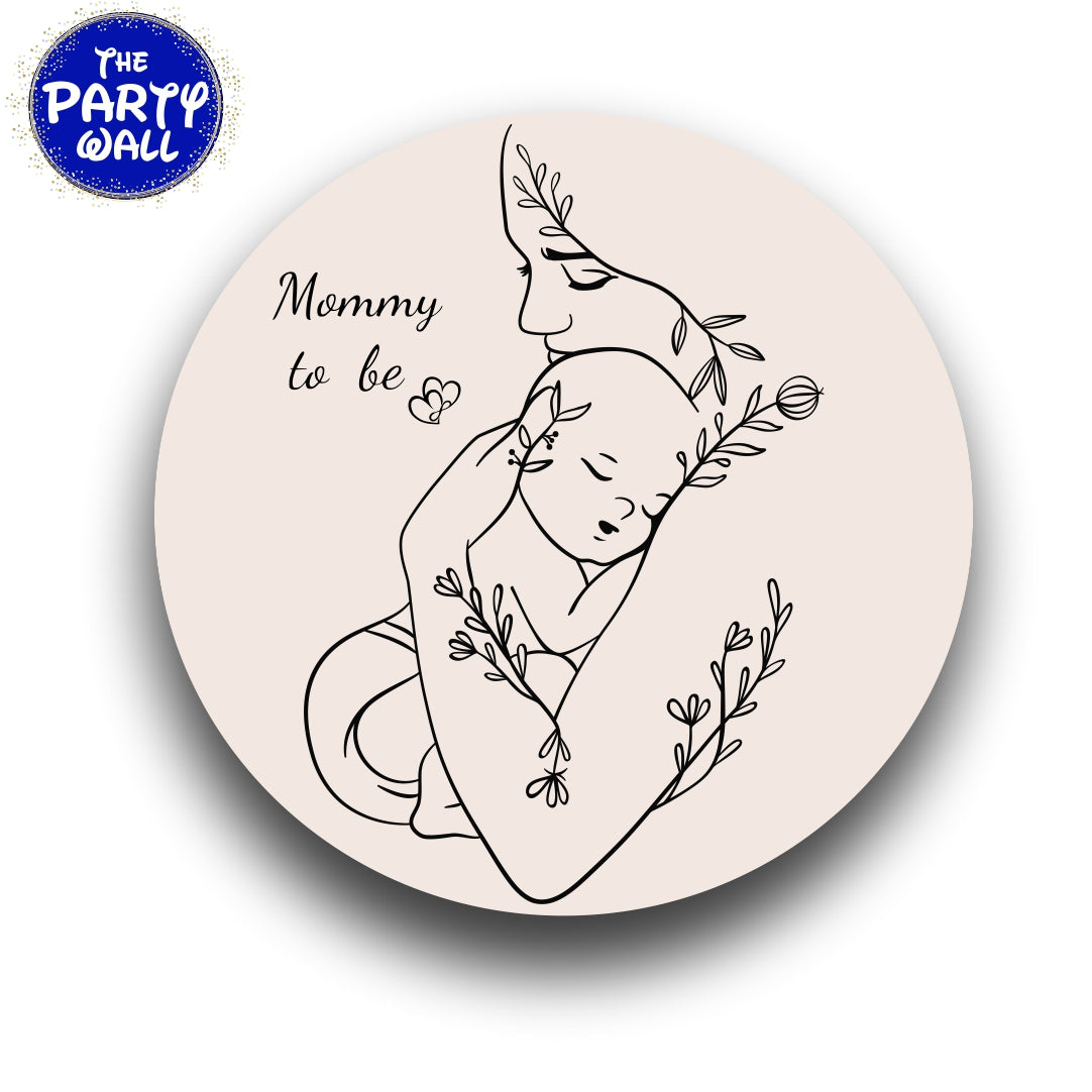 Embarazo - Funda para mampara circular
