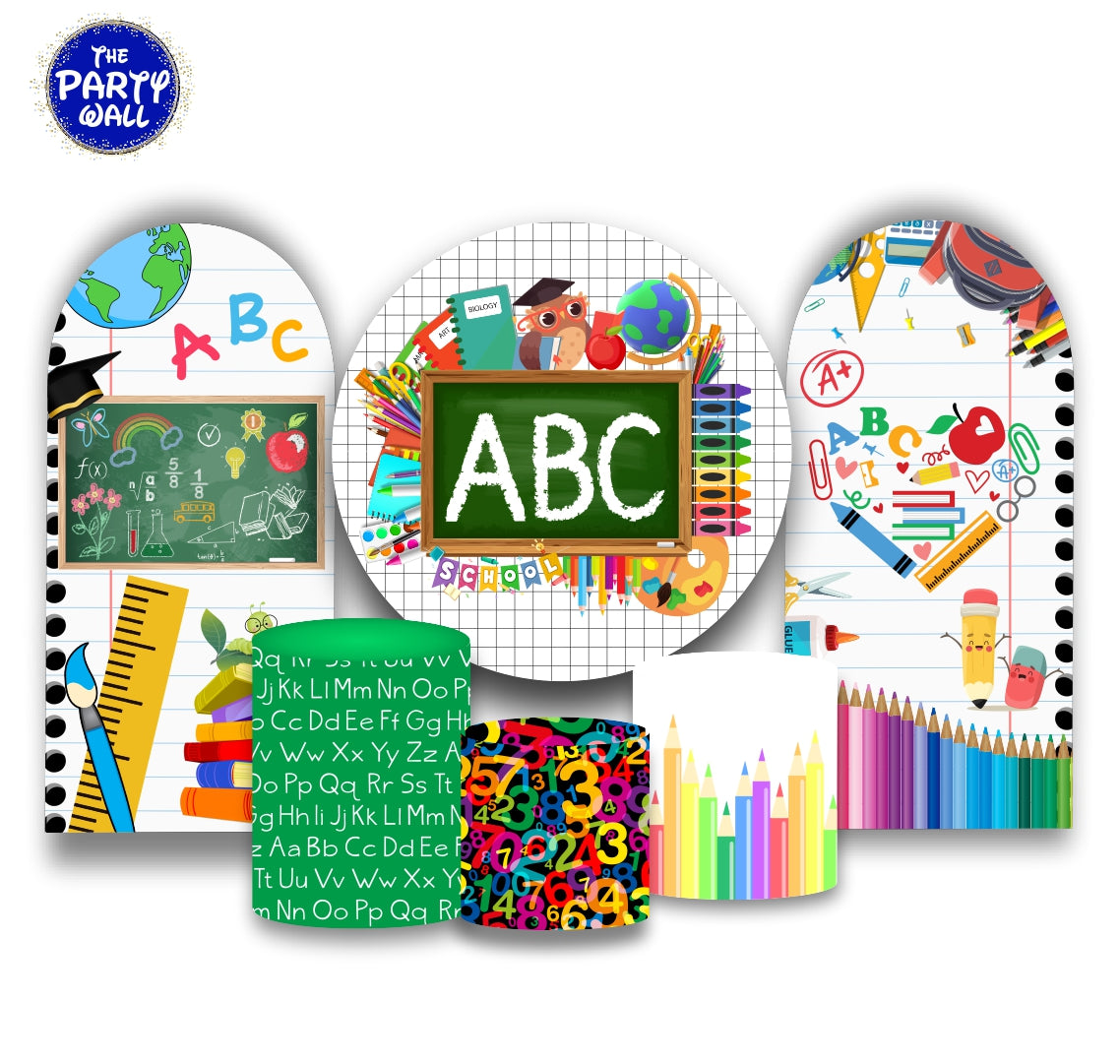 Escuela - Fundas para set + 2 complementos