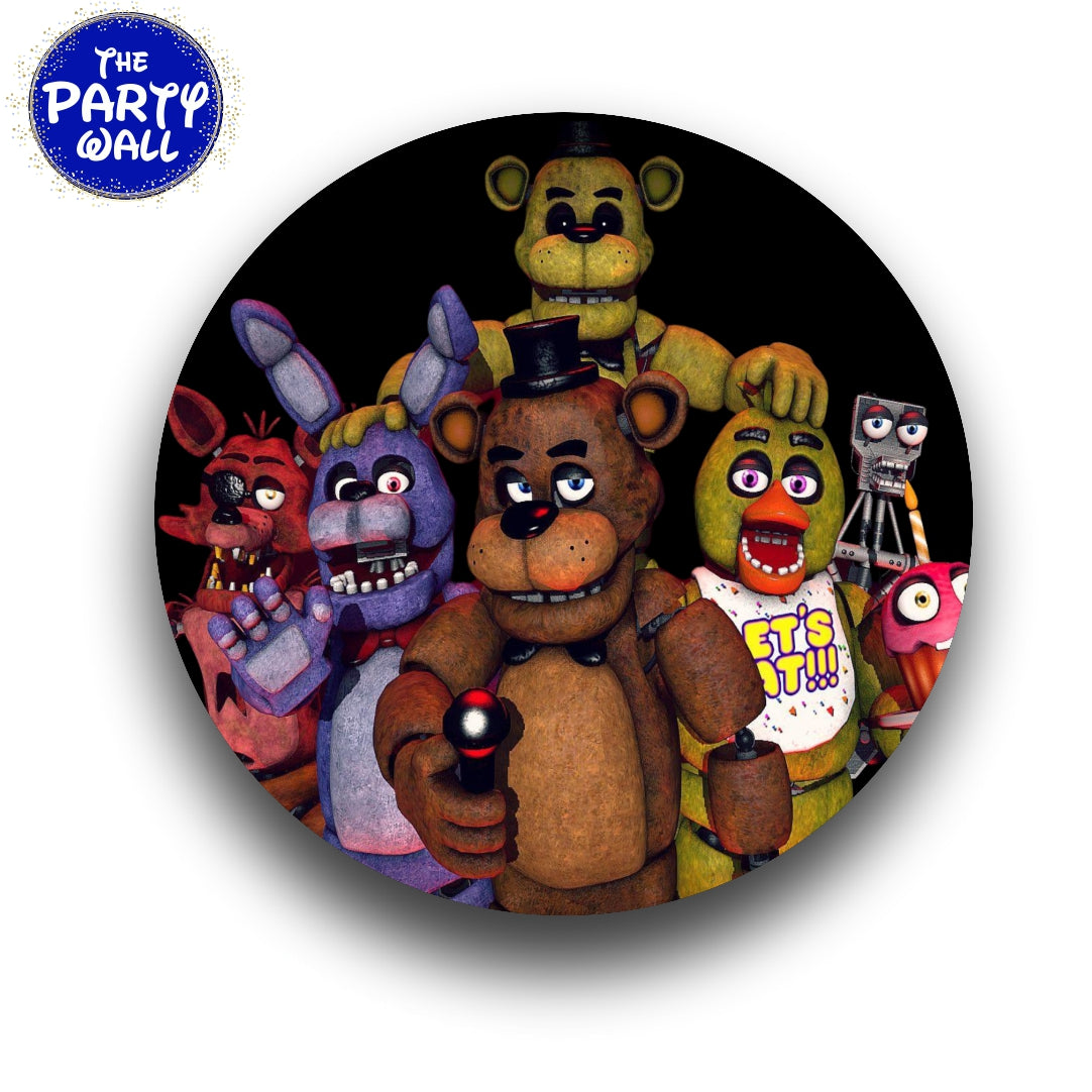 Five Nights at Freddy's - Funda para mampara circular