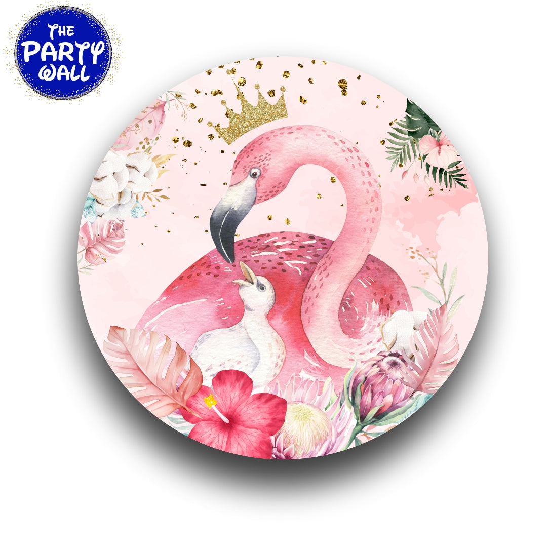 Flamingo- Funda para mampara circular