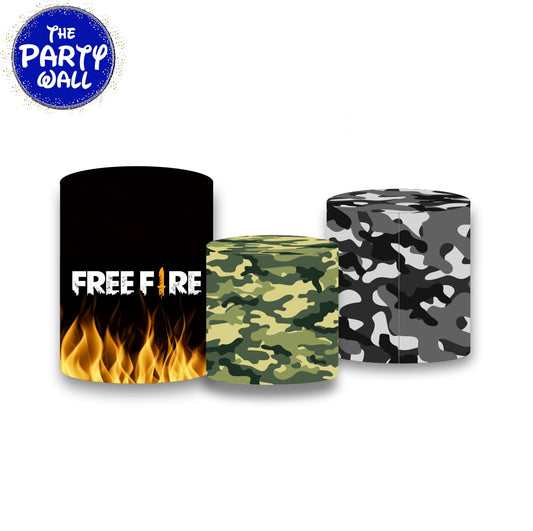 Free Fire - Fundas para cilindros