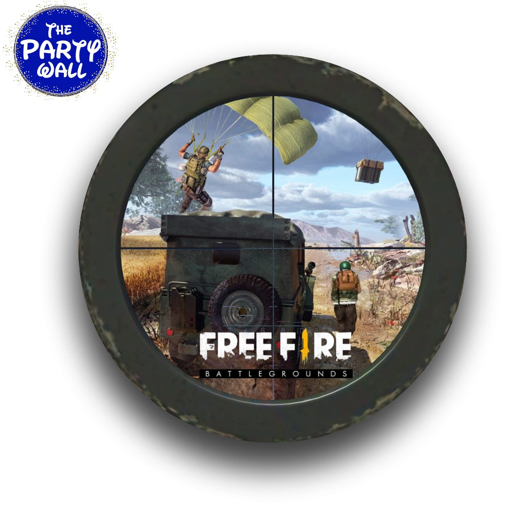Free Fire - Funda para mampara circular