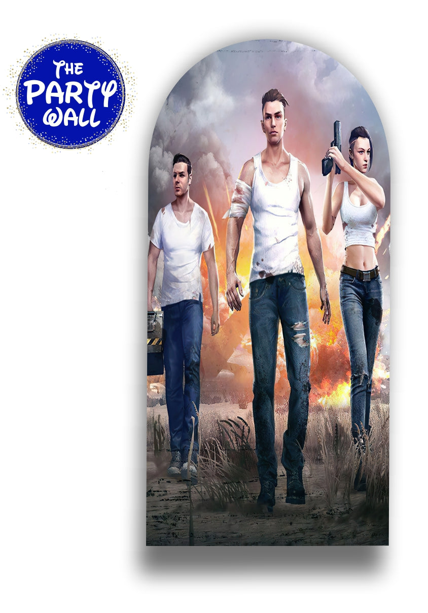Free Fire - Funda para mampara de punta redonda