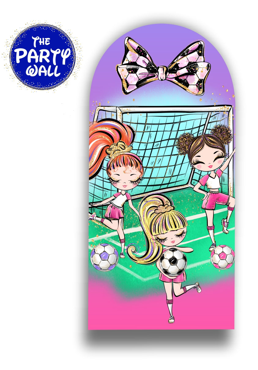 Futbol Soccer - Funda para mampara de punta redonda