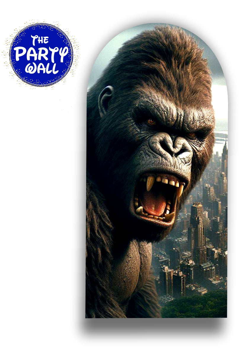 Godzilla vs. King Kong - Funda para mampara de punta redonda