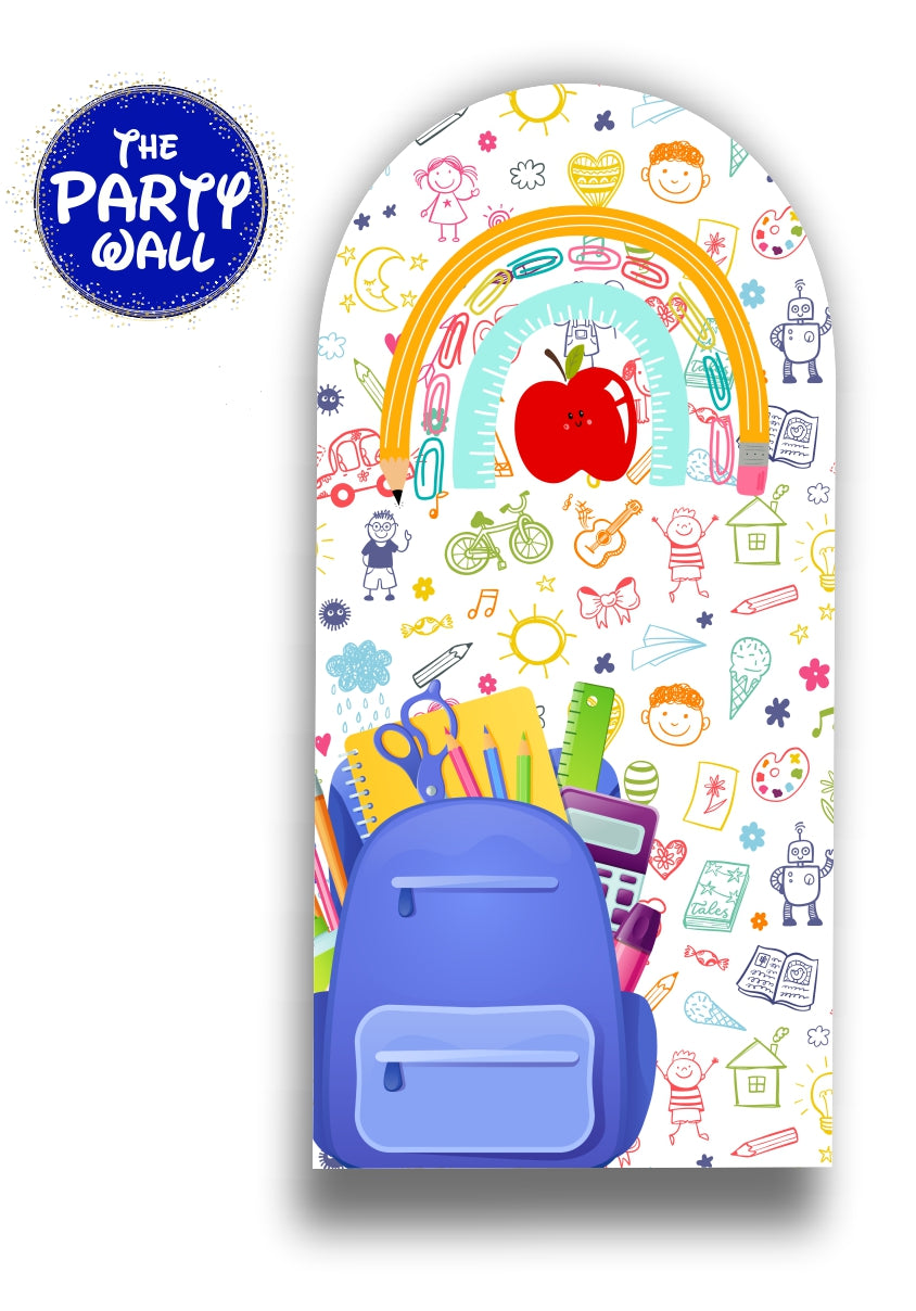 Graduación Kindergarten - Funda para mampara de punta redonda