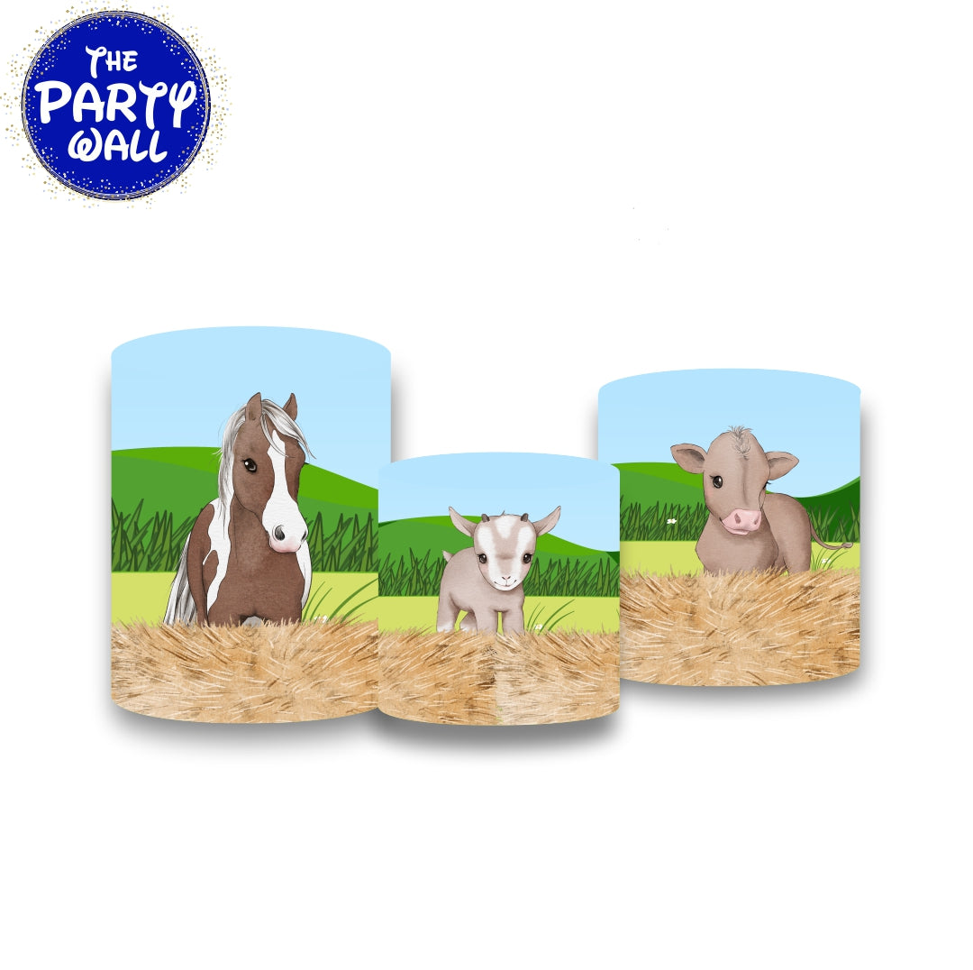 Granja Cute - Fundas para cilindros