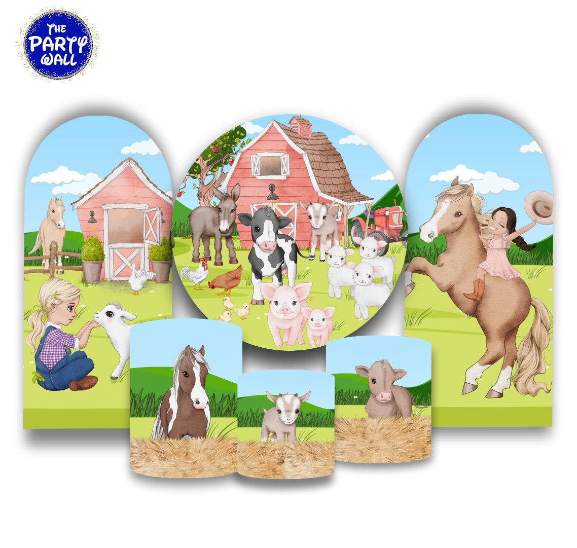 Granja Cute - Fundas para set + 2 complementos