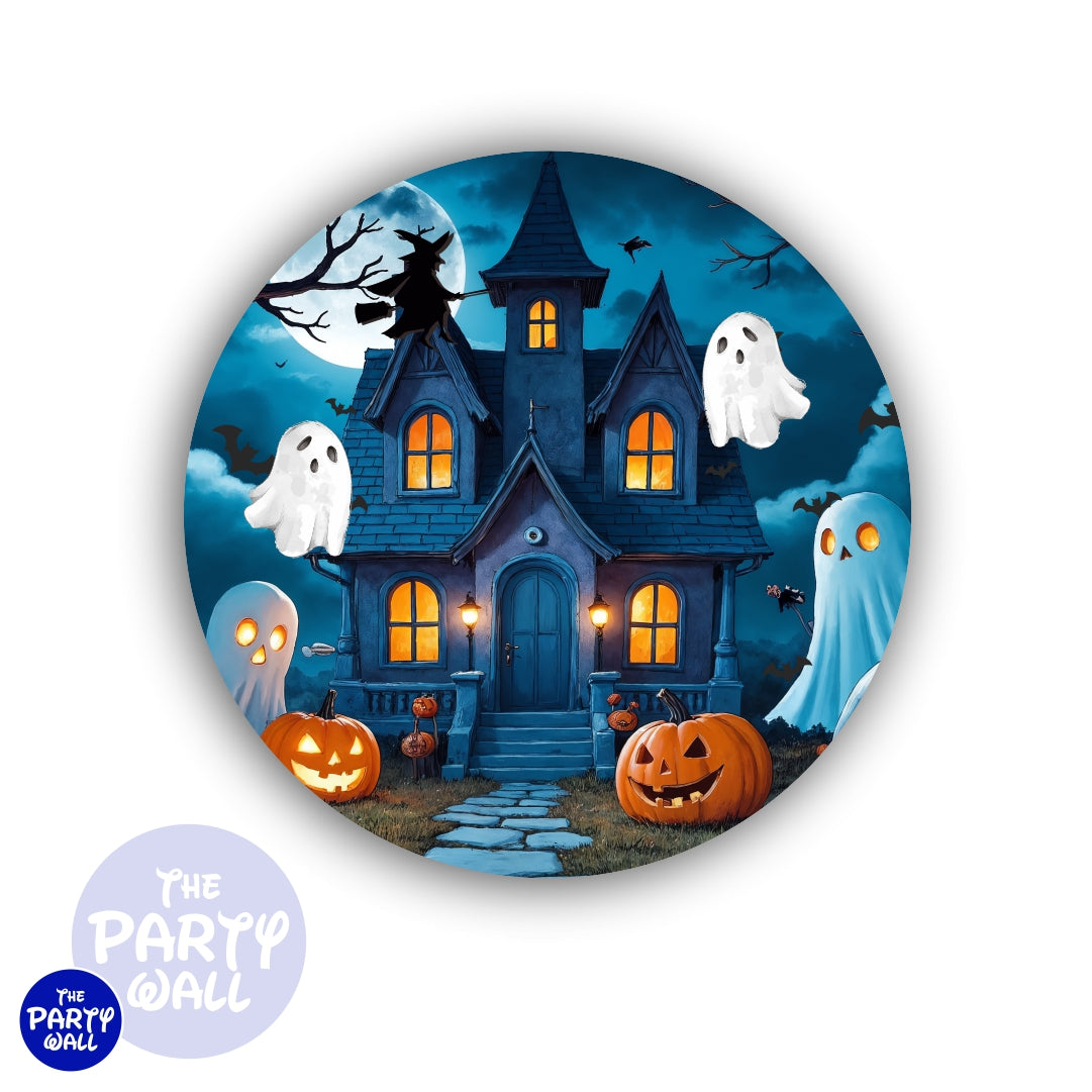 Halloween - Funda para mampara circular