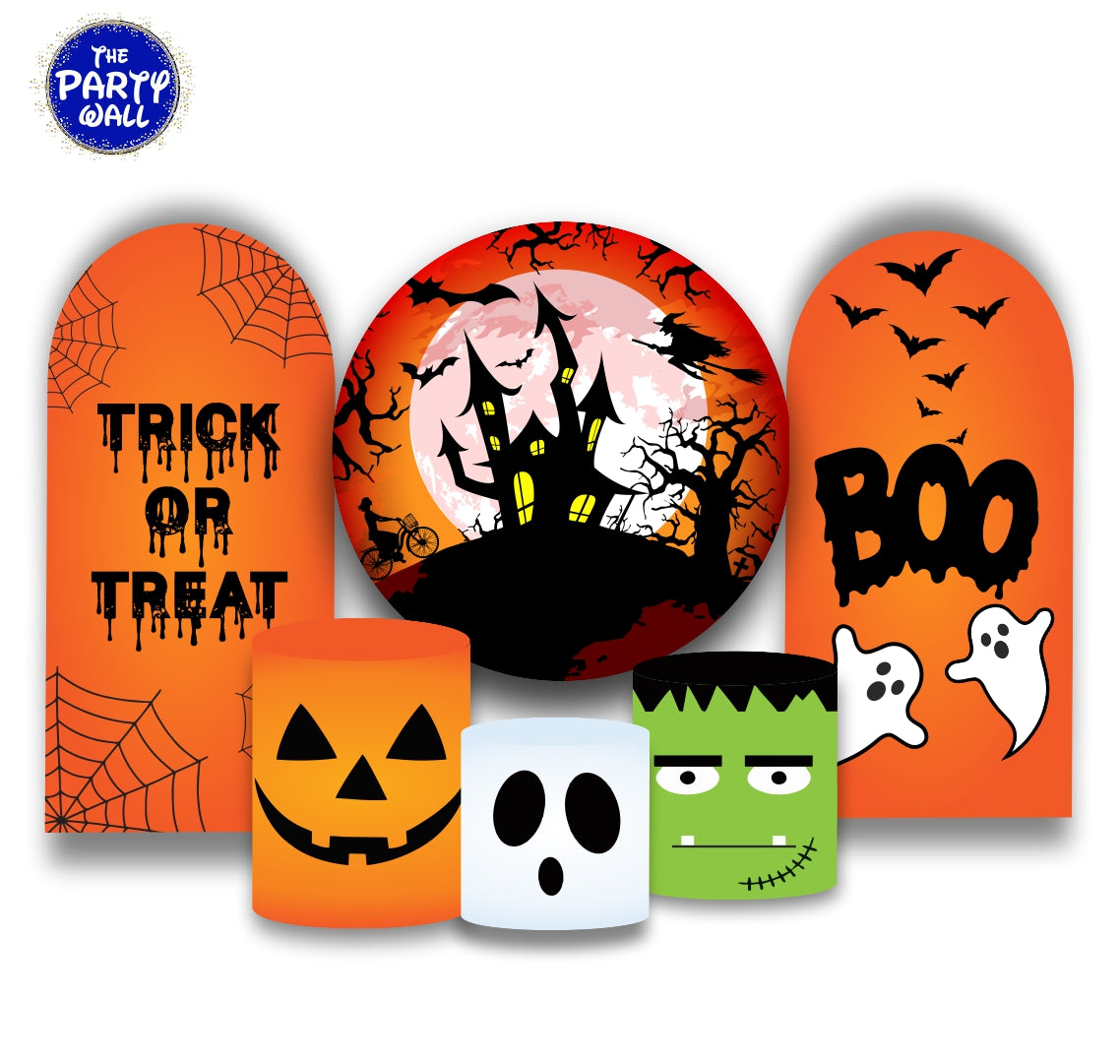 Halloween - Fundas para set + 2 complementos