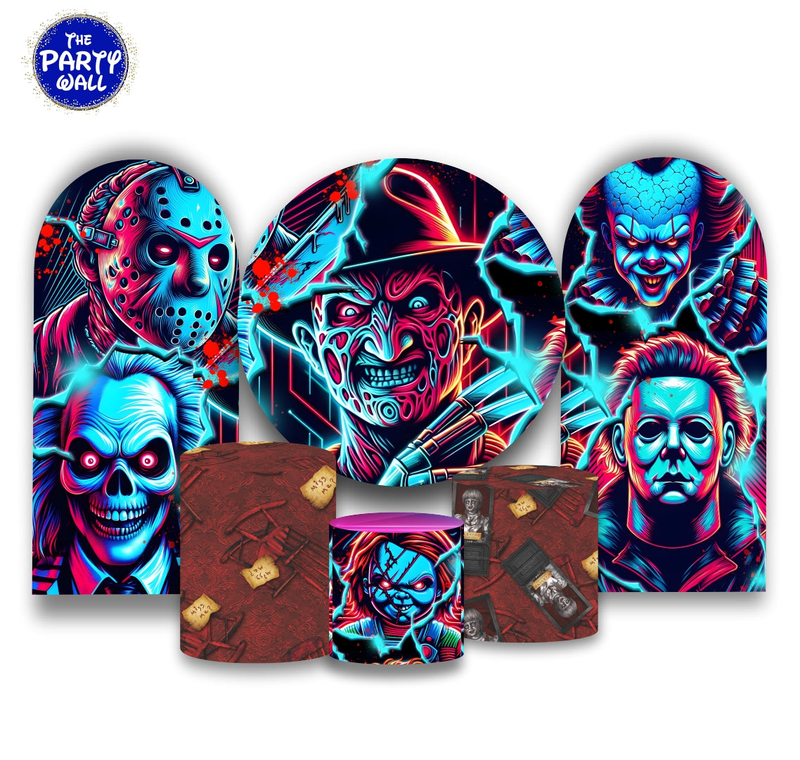 Halloween - Fundas para set + 2 complementos