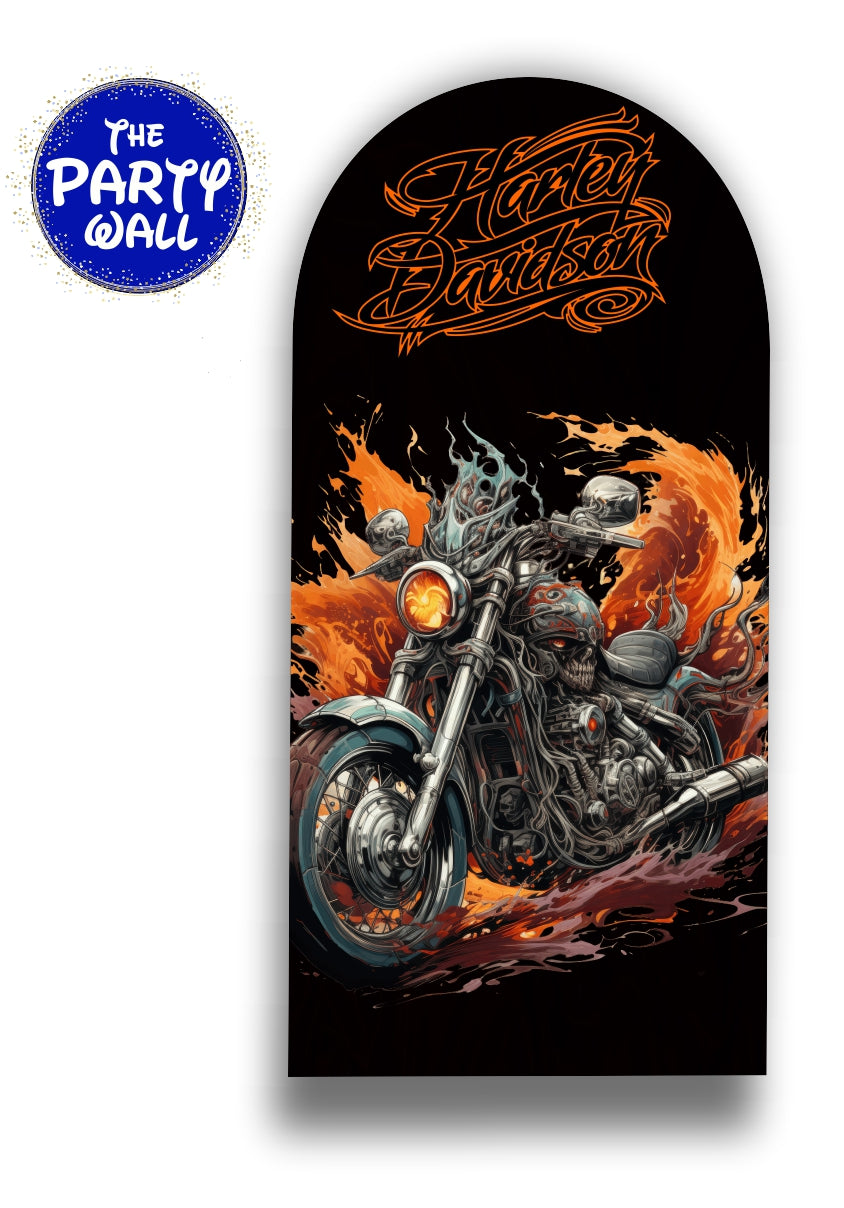 Harley Davidson - Funda para mampara de punta redonda