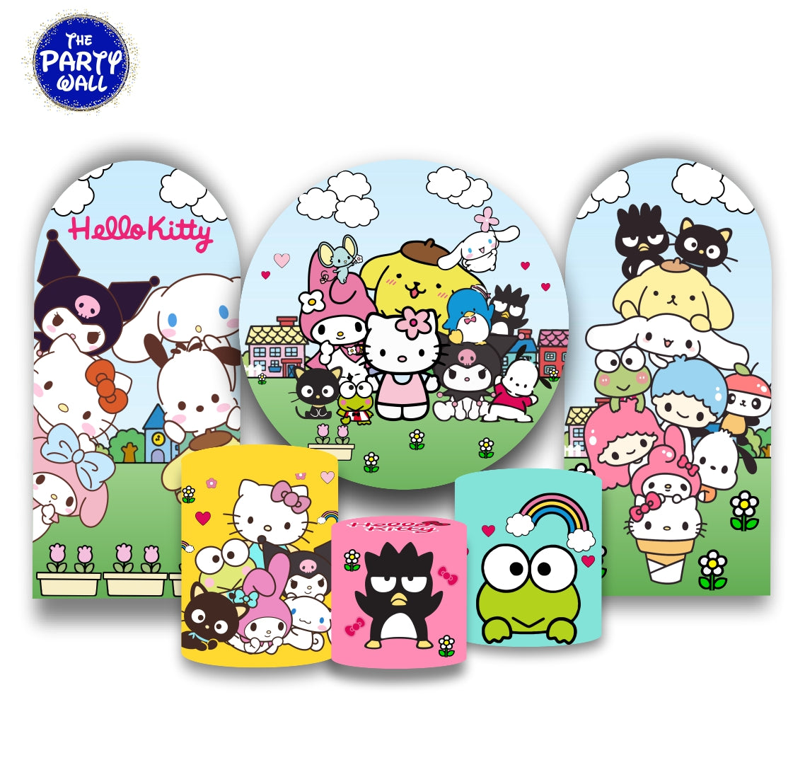Hello Kitty - Fundas para set + 2 complementos