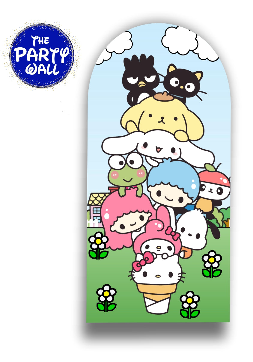 Hello Kitty - Funda para mampara de punta redonda