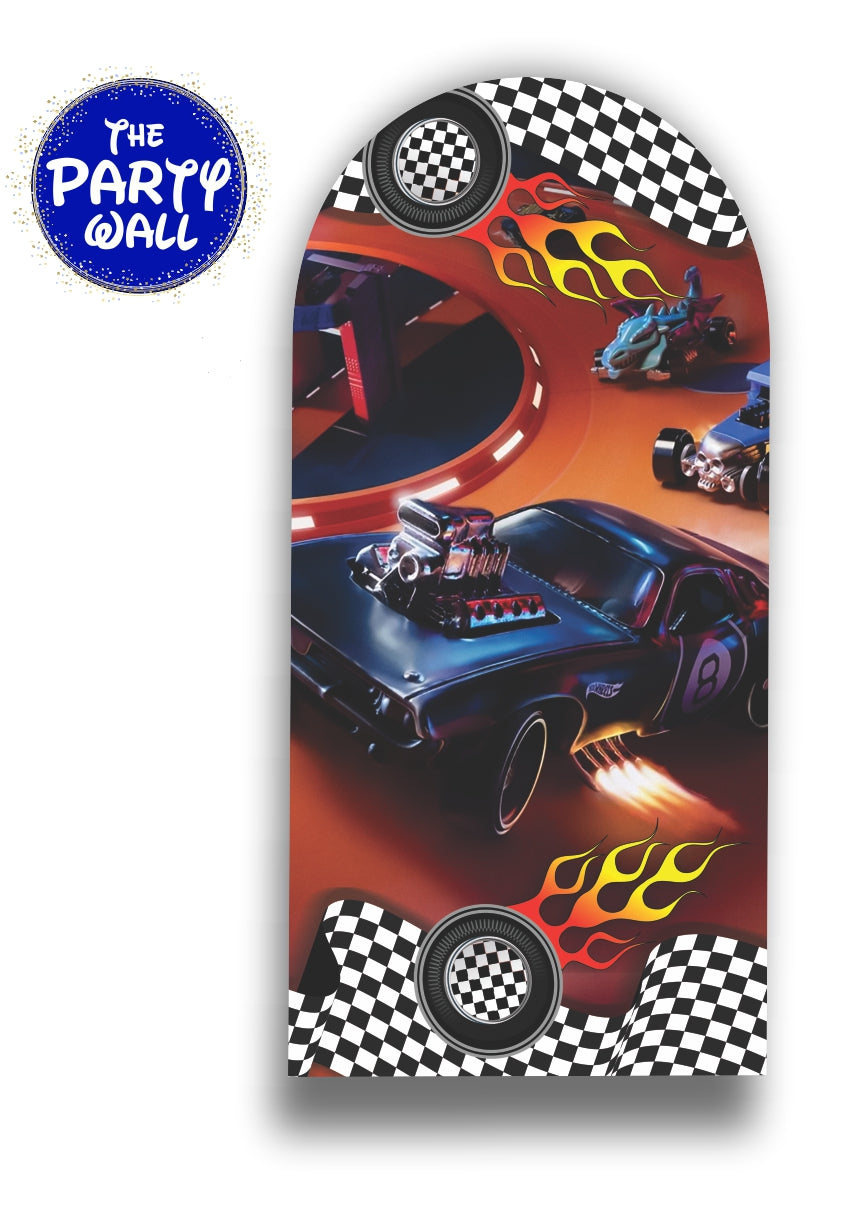 Hot Wheels - Funda para mampara de punta redonda