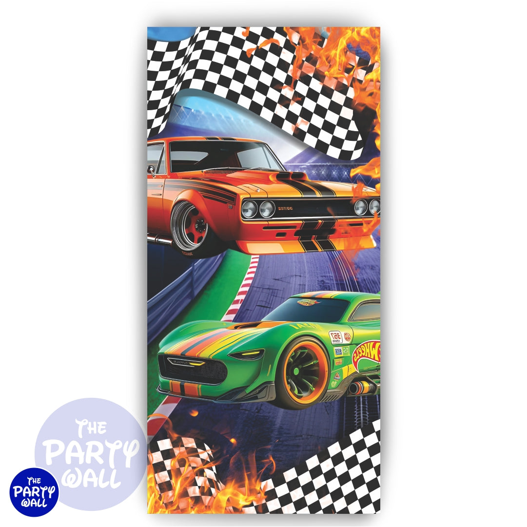 Hot Wheels - Funda para mampara de punta redonda