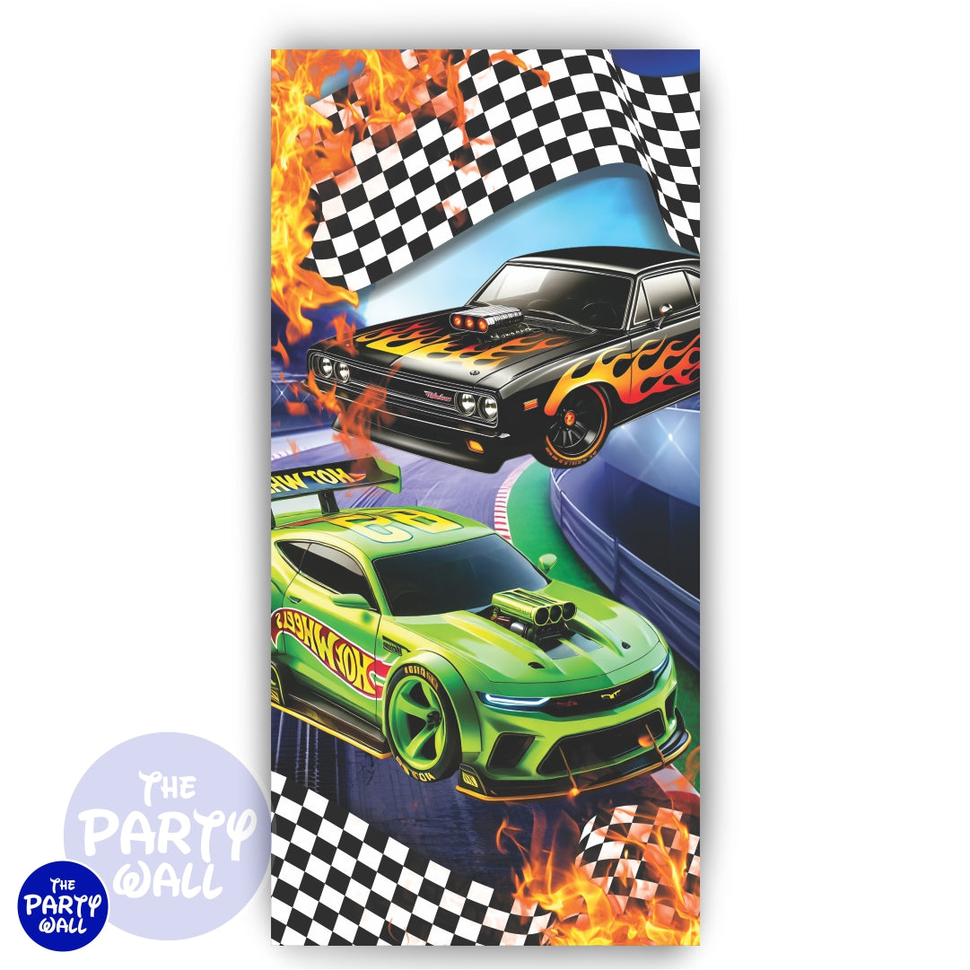 Hot Wheels - Funda para mampara de punta redonda