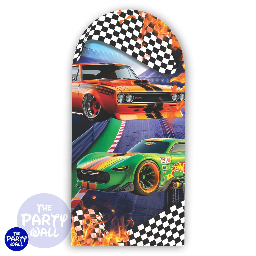 Hot Wheels - Funda para mampara de punta redonda