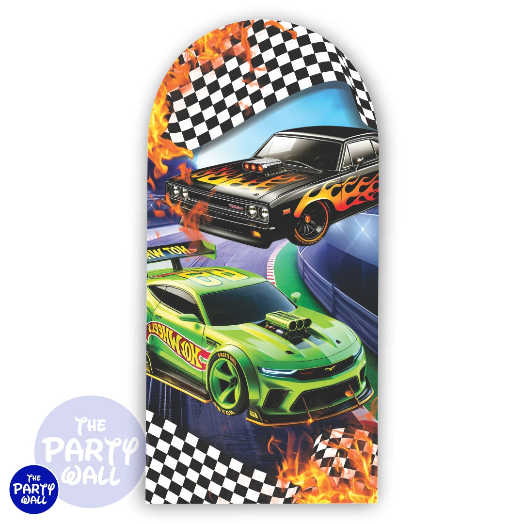 Hot Wheels - Funda para mampara de punta redonda