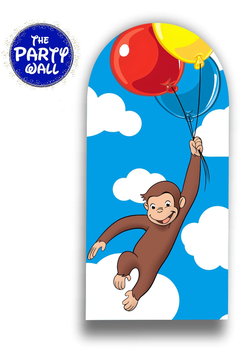 Jorge el Curioso - Funda para mampara de punta redonda