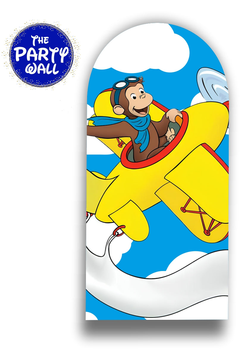 Jorge el Curioso - Funda para mampara de punta redonda