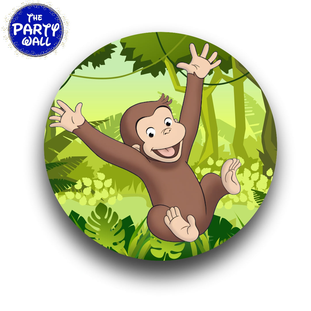 Jorge el Curioso - Funda para mampara circular