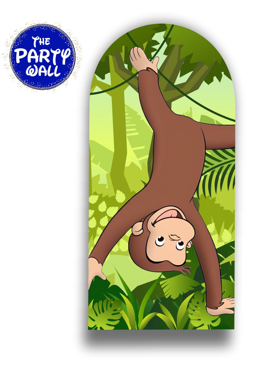 Jorge el Curioso - Funda para mampara de punta redonda