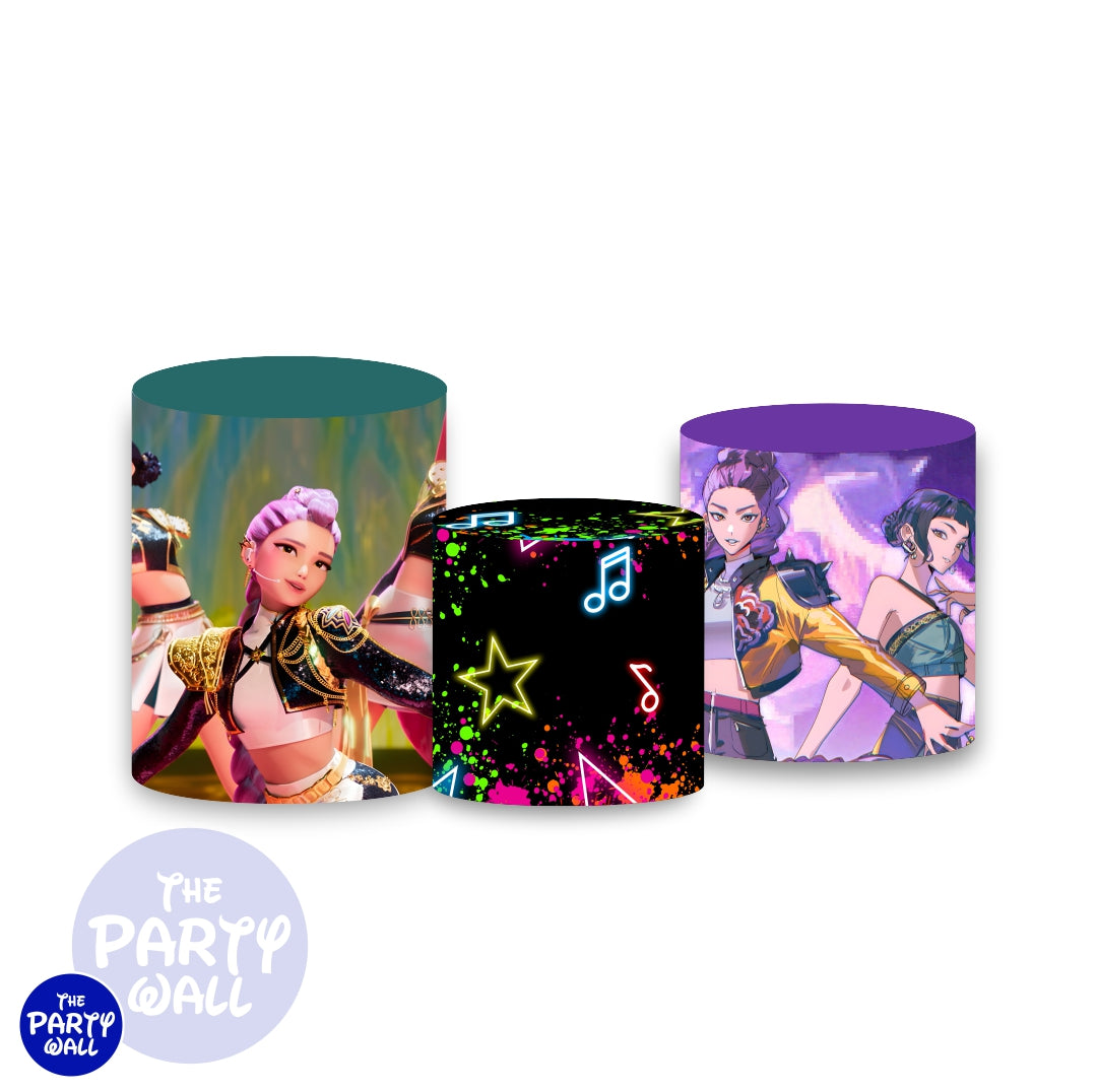 KPop Demon Hunters - Fundas para cilindros