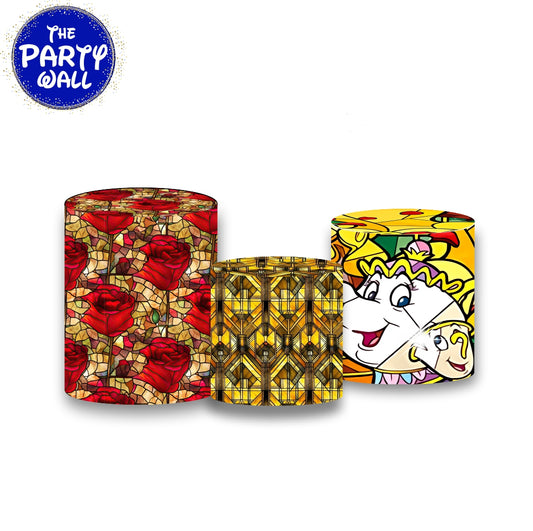 La Bella y la Bestia - Fundas para cilindros