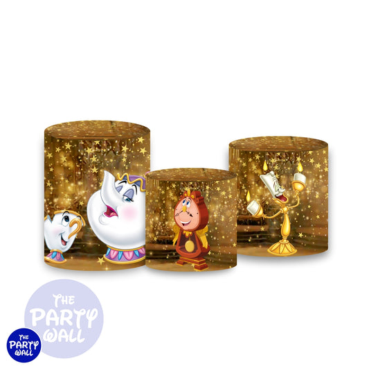 La Bella y la Bestia - Fundas para cilindros