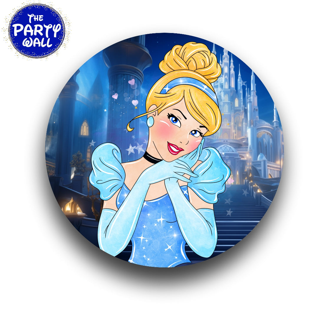 La Cenicienta - Funda de mampara circular