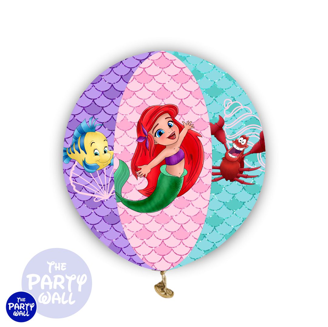 La Sirenita - Funda para globo