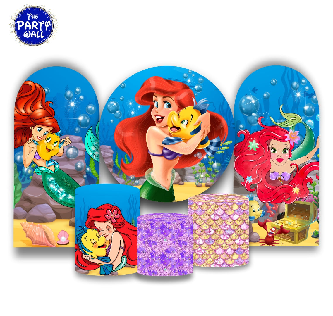 La Sirenita - Fundas para set + 2 complementos