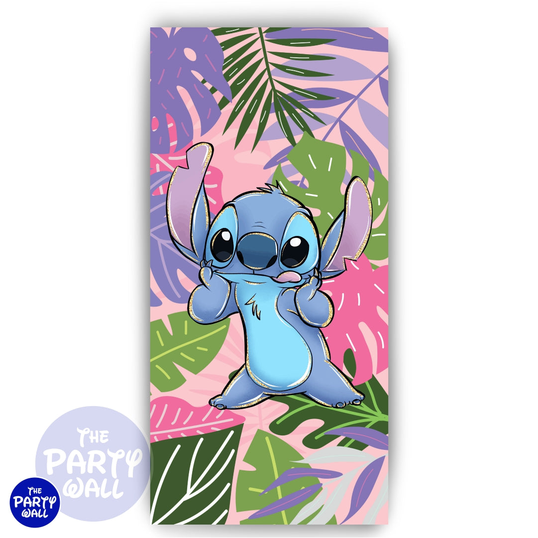 Lilo y Stitch - Funda para mampara de punta redonda