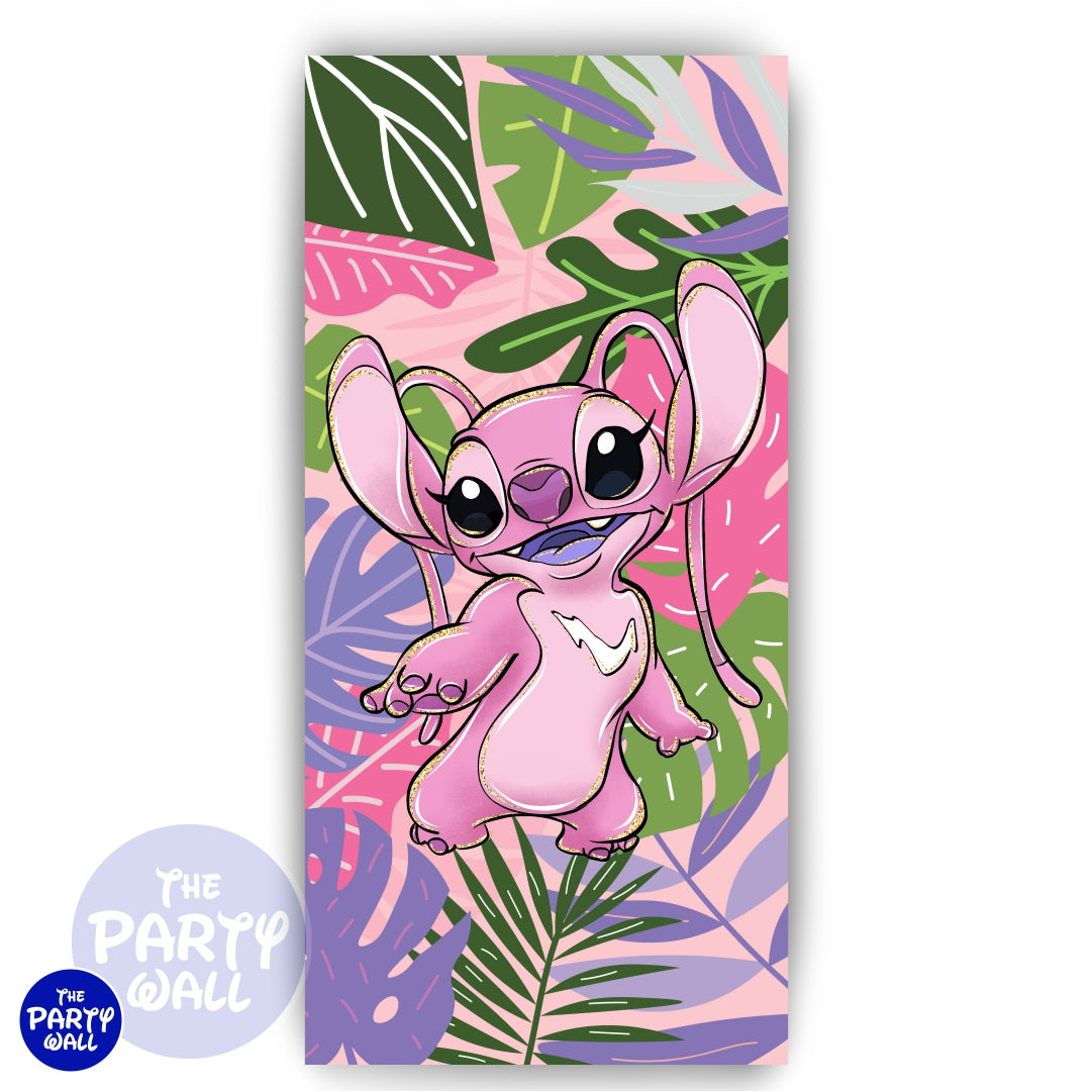 Lilo y Stitch - Funda para mampara de punta redonda