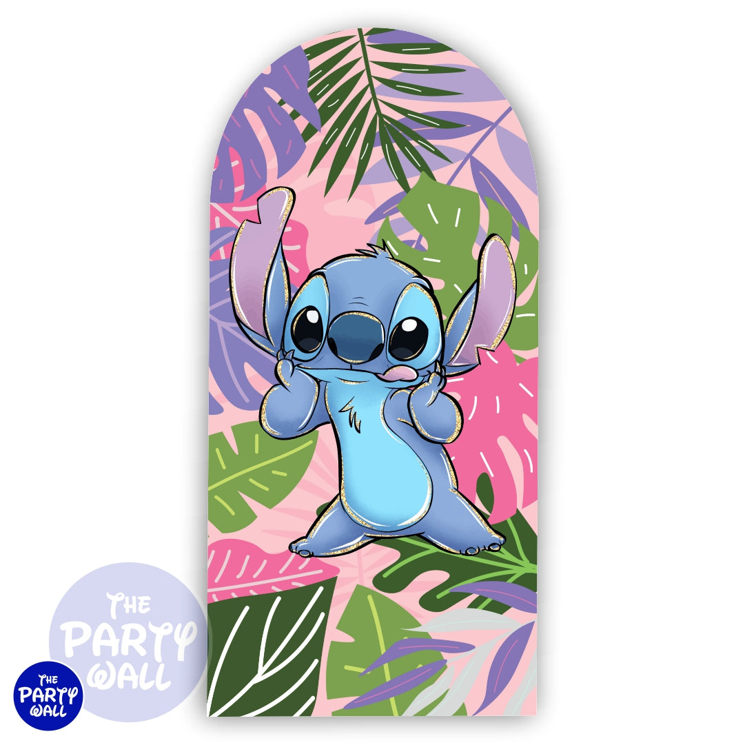 Lilo y Stitch - Funda para mampara de punta redonda
