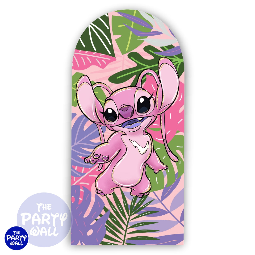 Lilo y Stitch - Funda para mampara de punta redonda