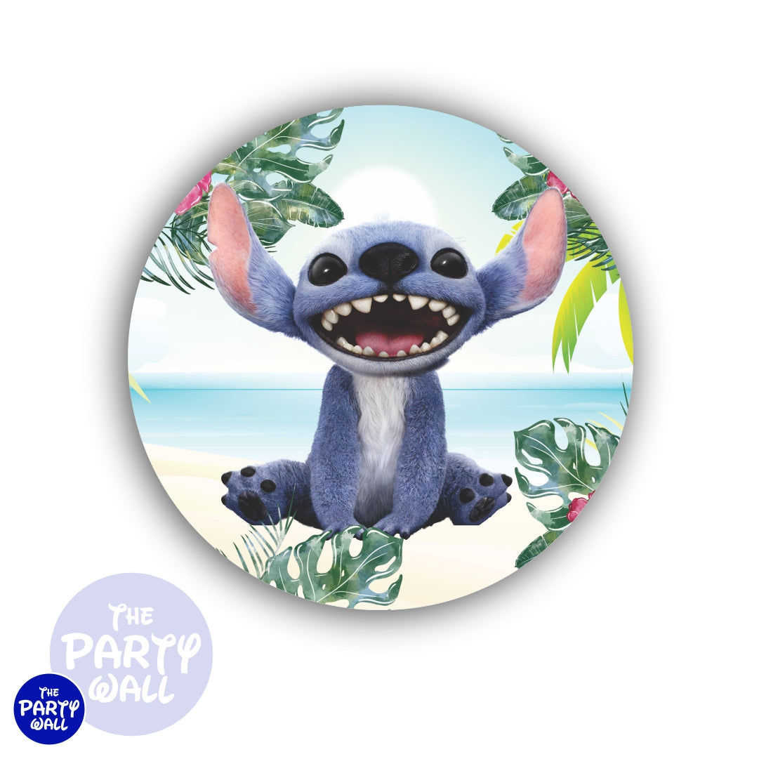 Lilo y Stitch - Funda para mampara circular