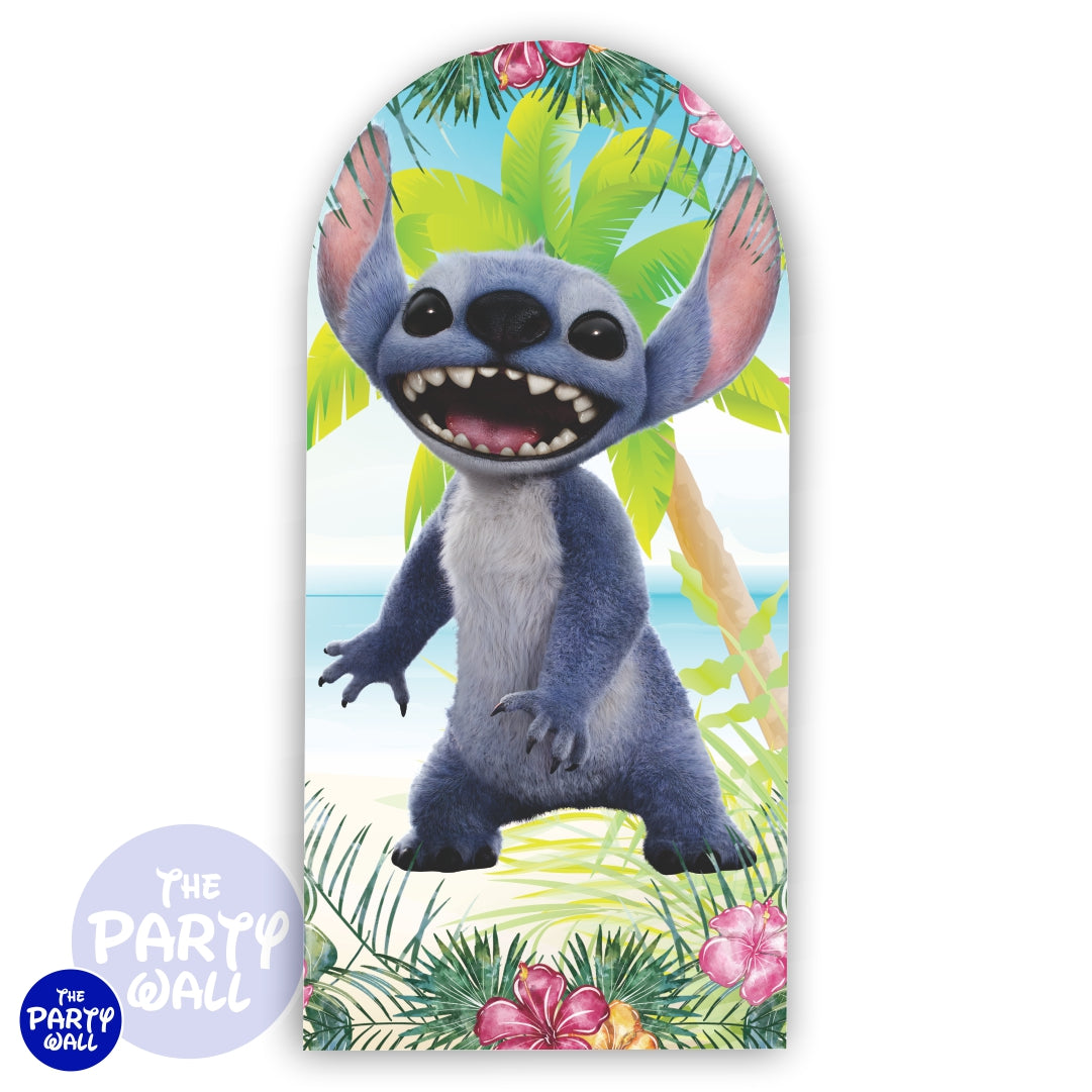 Lilo y Stitch - Funda para mampara de punta redonda