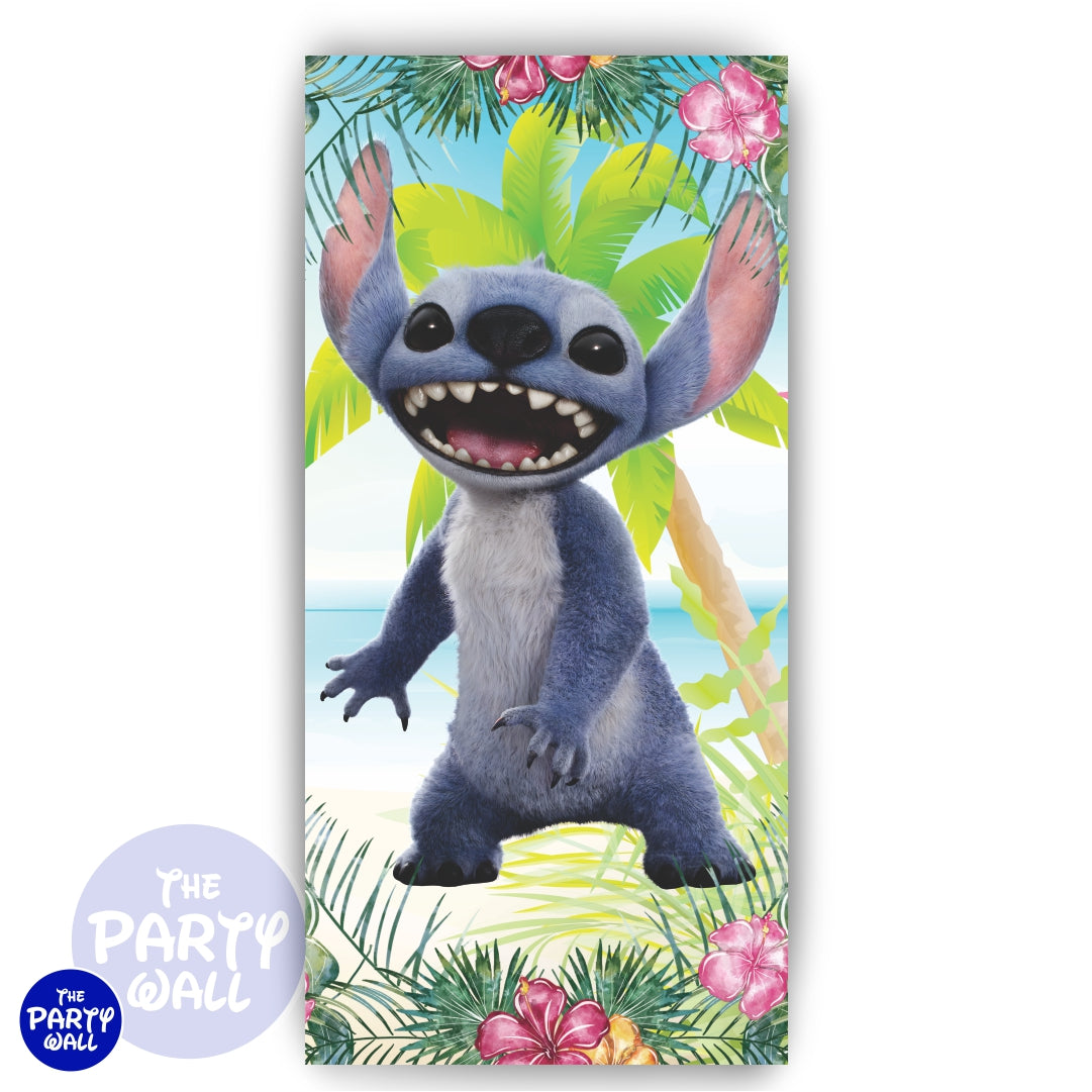 Lilo y Stitch - Funda para mampara de punta redonda