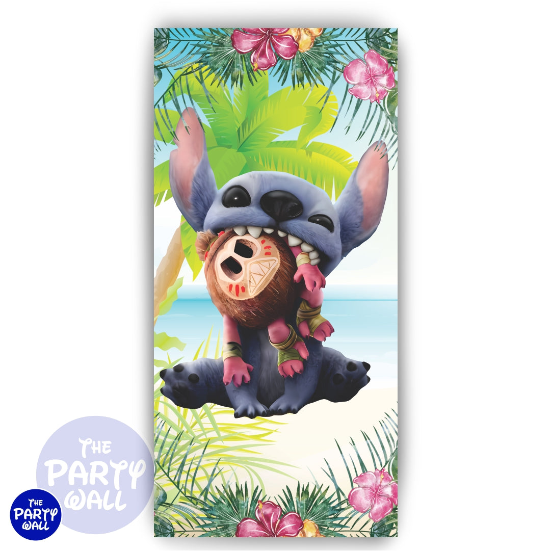 Lilo y Stitch - Funda para mampara de punta redonda