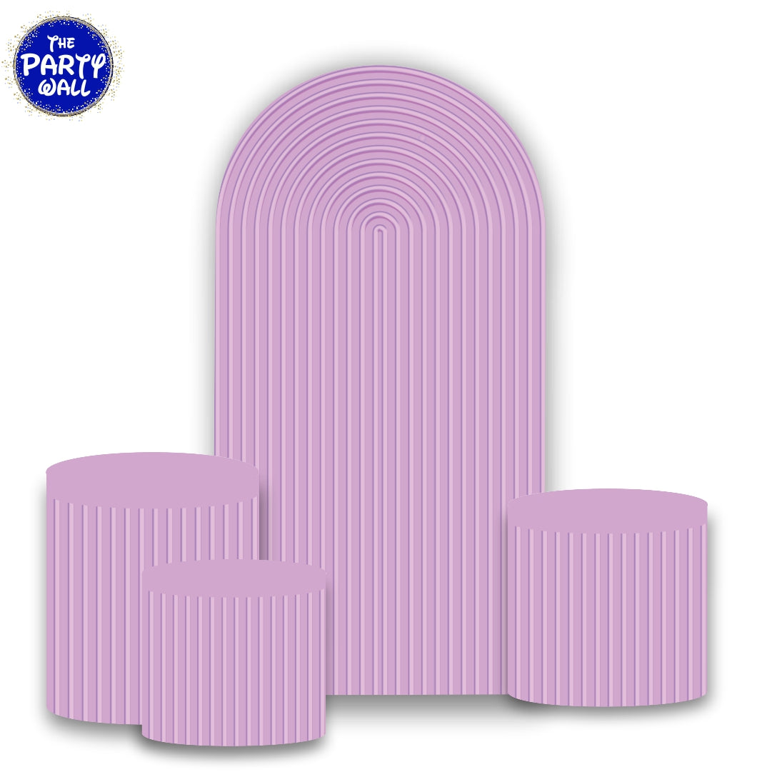 Ondas - Fundas para set de mampara de punta redonda