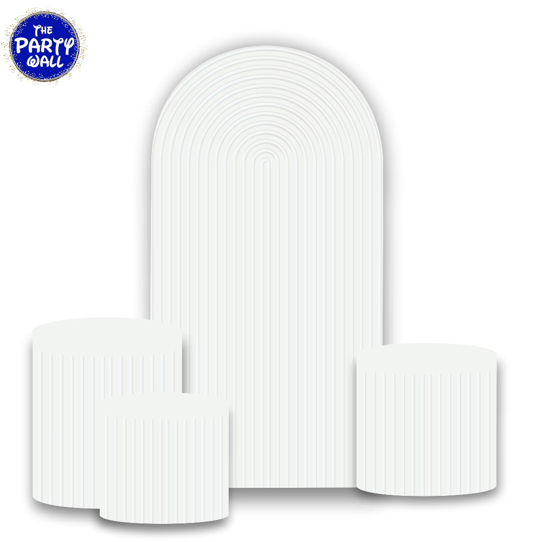 Ondas - Fundas para set de mampara de punta redonda