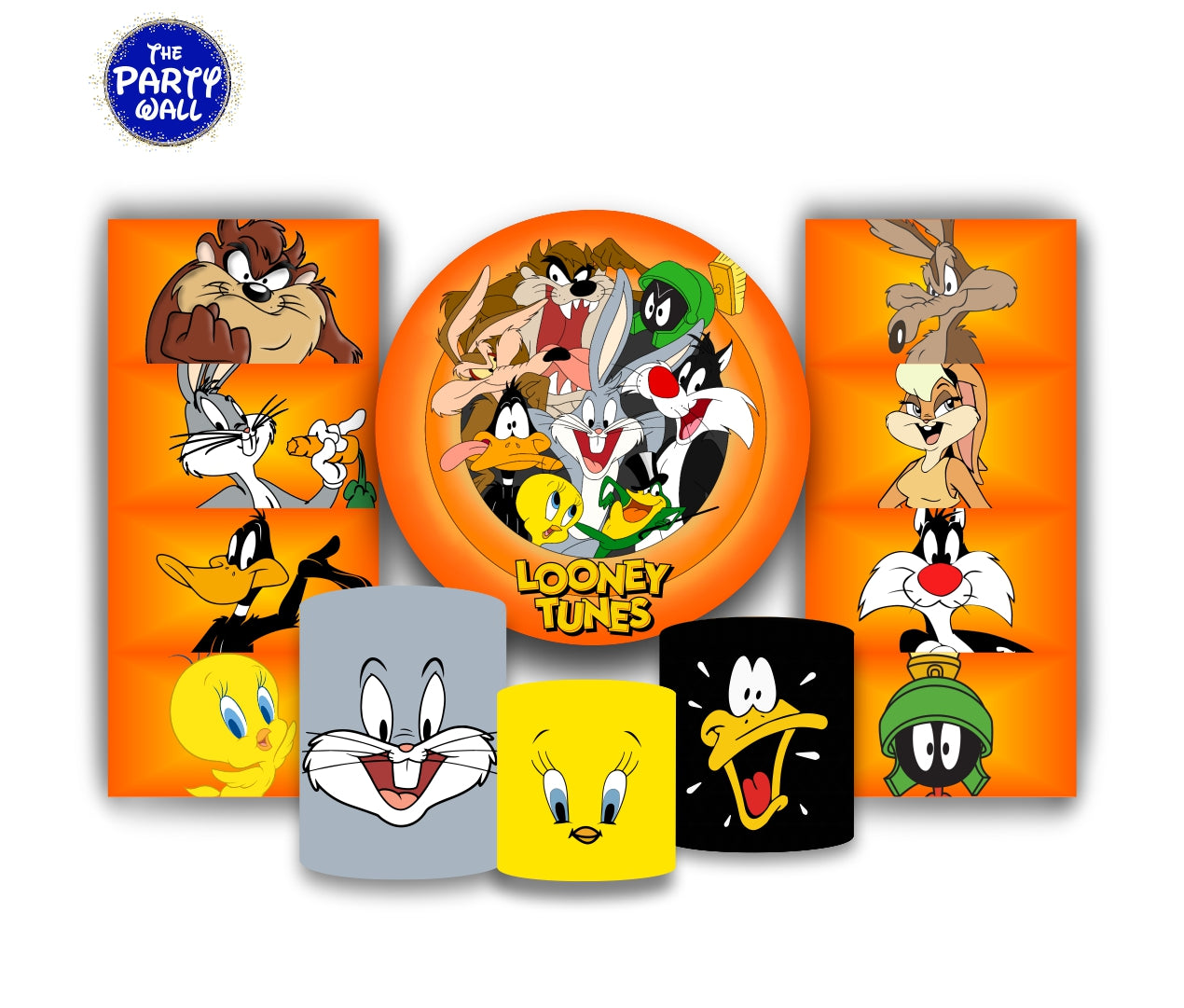 Looney Tunes - Fundas para set + 2 complementos