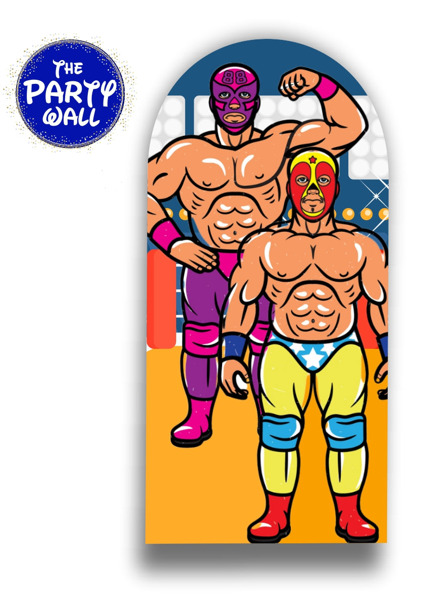 Lucha Libre - Funda para mampara de punta redonda