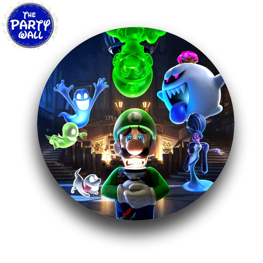 Luigi´s Mansion - Funda para mampara circular