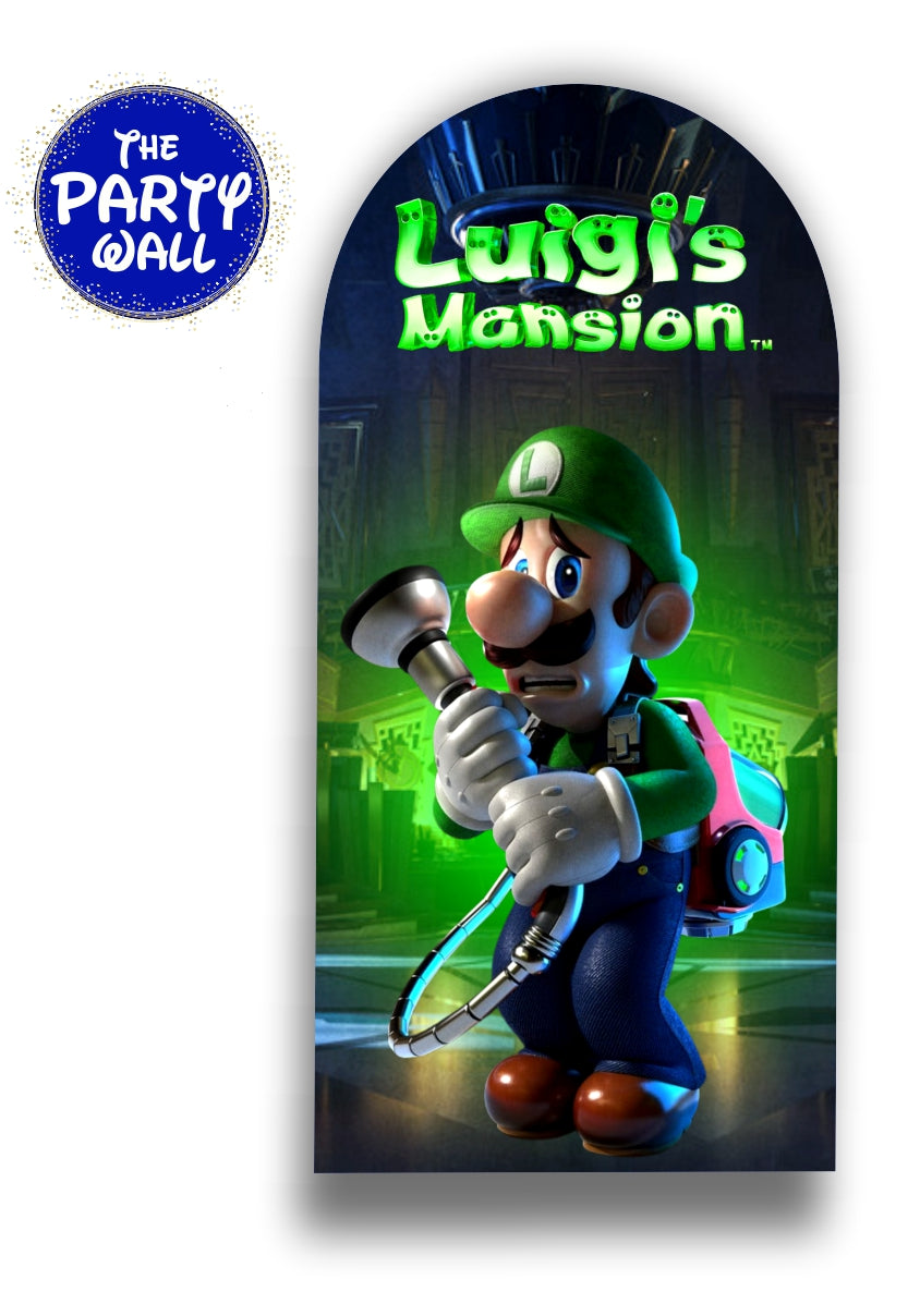 Luigi´s Mansion - Funda para mampara de punta redonda