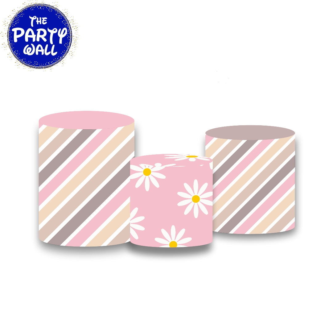Margaritas / Daisies - Fundas para cilindros
